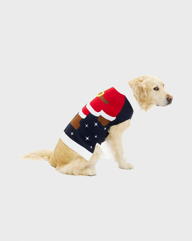 Santa's Little Helper Dog Sweater