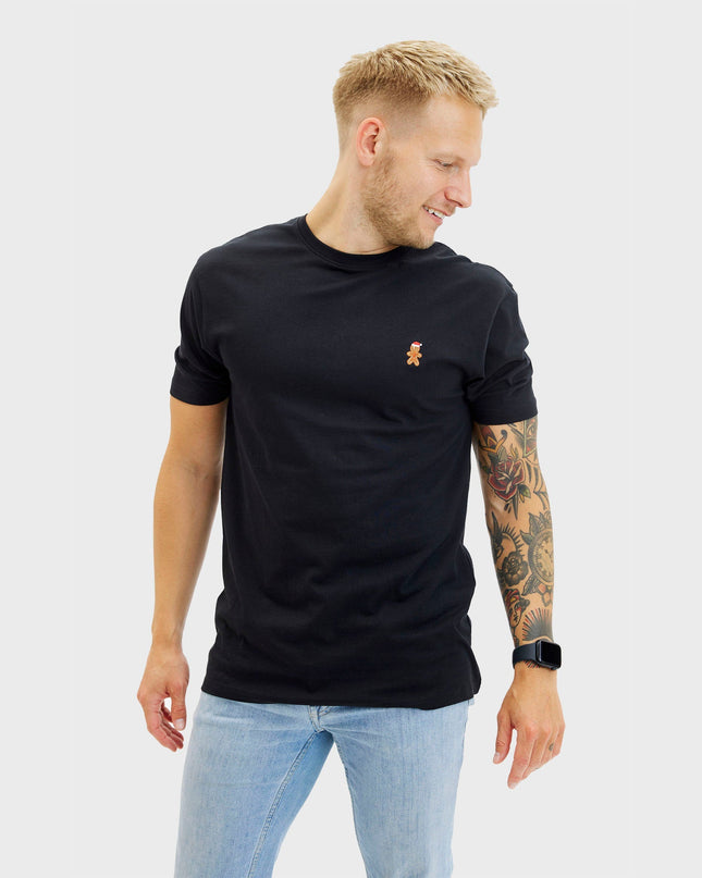 Weihnachtsplätzchen-T-Shirt – Schwarz für Herren