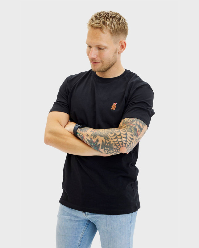Weihnachtsplätzchen-T-Shirt – Schwarz für Herren