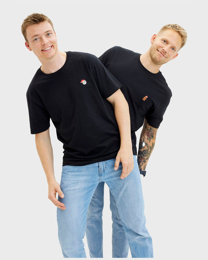 Weihnachtsplätzchen-T-Shirt – Schwarz für Herren