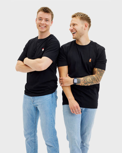 Weihnachtsplätzchen-T-Shirt – Schwarz für Herren