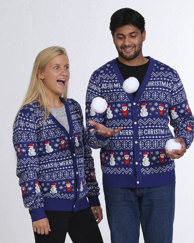 Lively Christmas Cardigan - Unisex Holiday Fashion