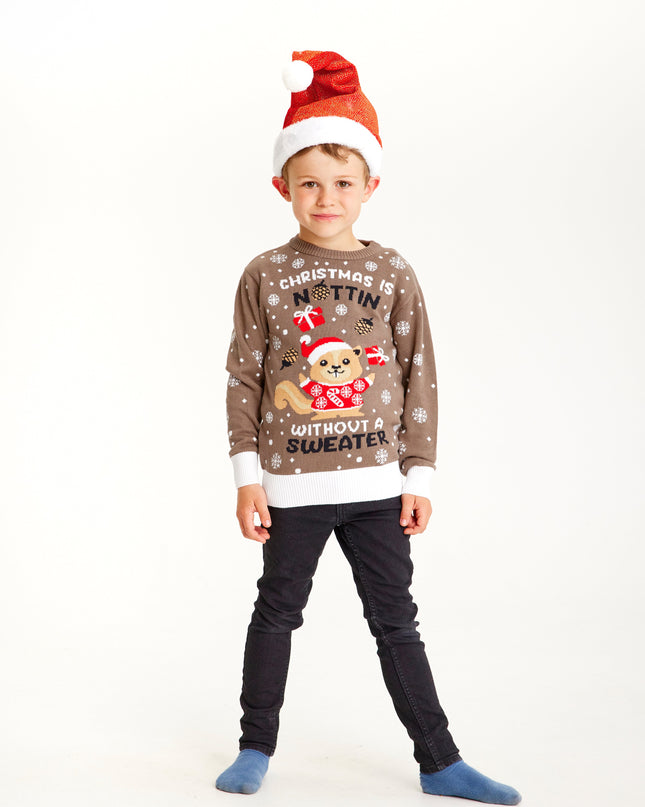 Christmas Is Nuttin Without A Sweater for Kids