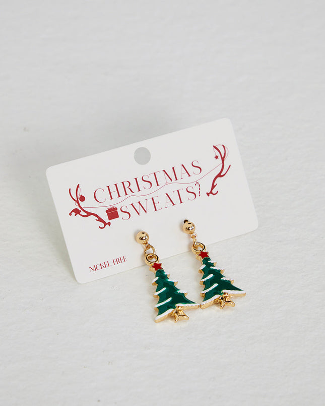 Christmas Tree Earrings