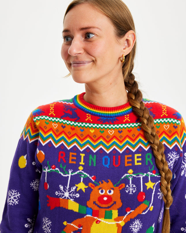 Reinqueer Christmas Sweater for Women