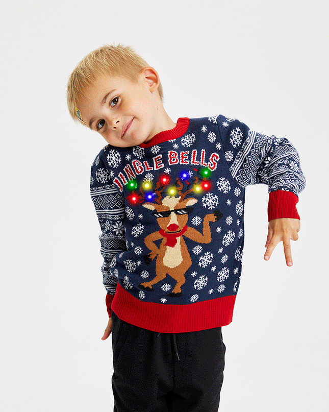 Jingle Bells Christmas Sweater - Kids