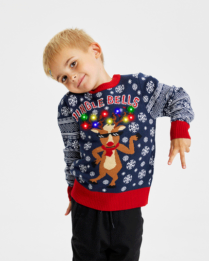 Jingle Bells Pullover für Kinder