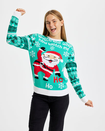 Weihnachtspullover „Watch Me Whip“ für Damen – Beliebte Wahl