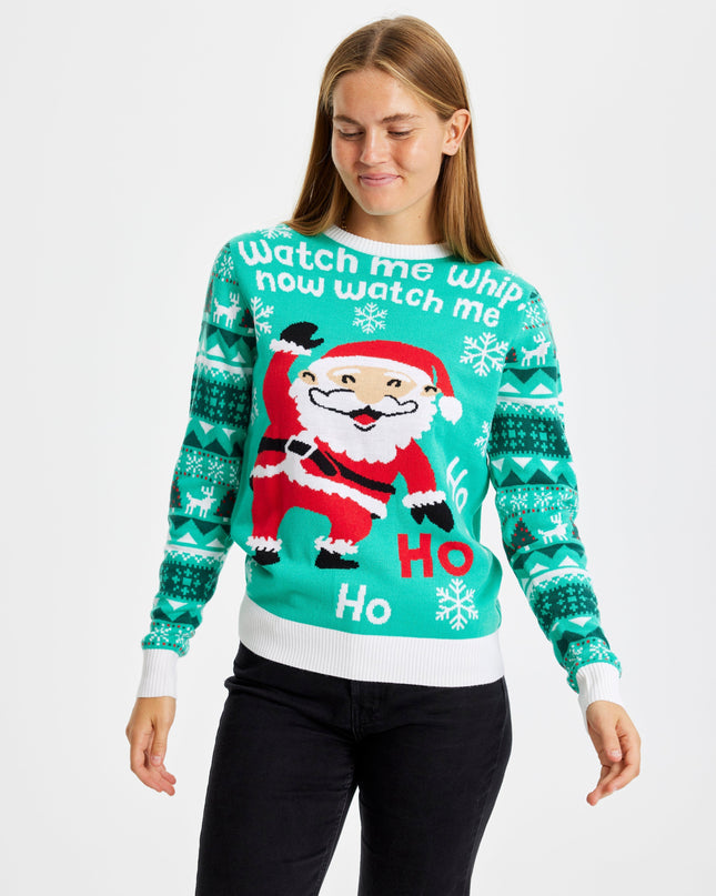 Weihnachtspullover „Watch Me Whip“ für Damen – Beliebte Wahl
