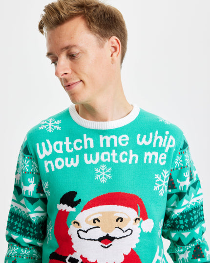 Weihnachtspullover „Watch Me Whip“ für Herren – Beliebte Wahl