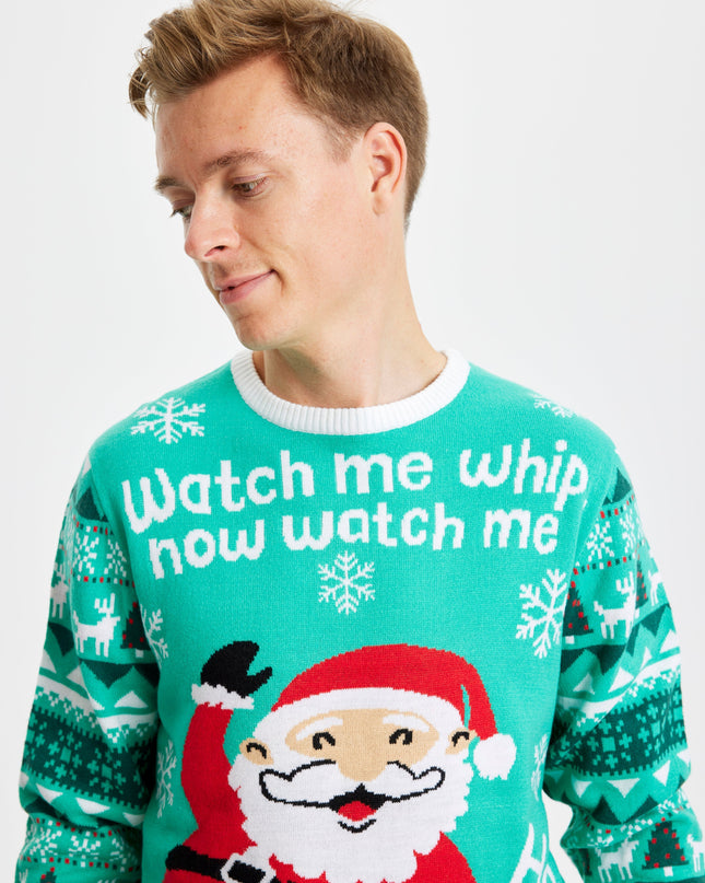 Weihnachtspullover „Watch Me Whip“ für Herren – Beliebte Wahl