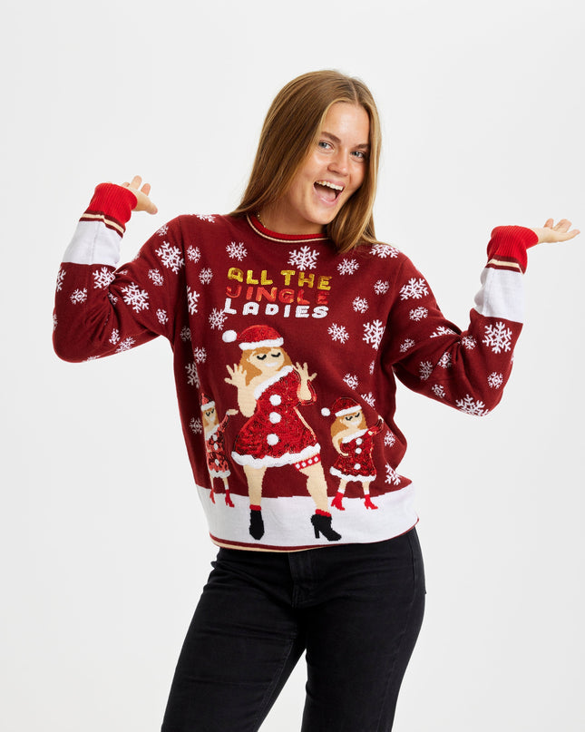 All My Jingle Ladies Christmas Sweater for Women - Bestselling
