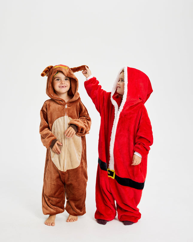 Weihnachtsmann-Overall für Kinder