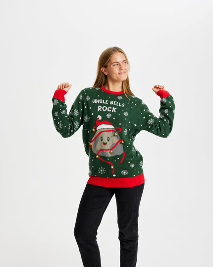 Jingle Bells Rocks Christmas Sweater for Women