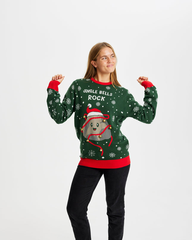 Jingle Bells Rocks Christmas Sweater for Women