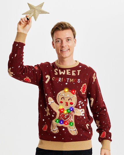 Niedlicher Cookie-Pullover - Herren
