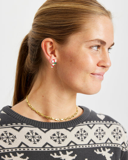 Zuckerstangen-Ohrringe für Kinder