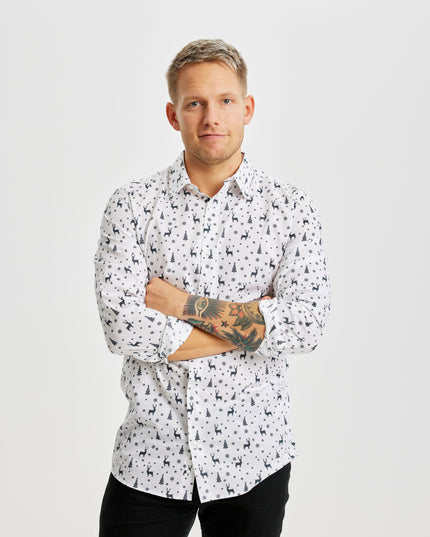 Elegantes Weihnachtshemd – Bestseller