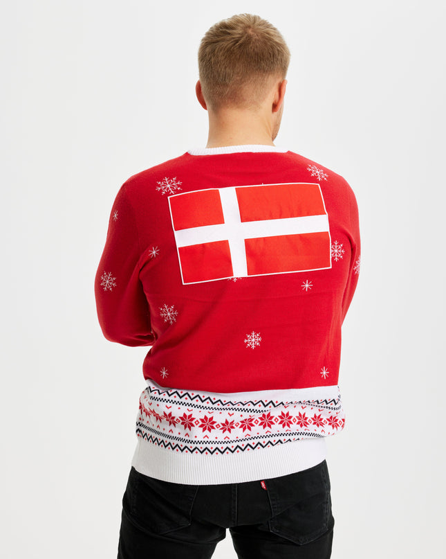 Weihnachtspullover „Wir gehen nicht nach Hause“ für Herren