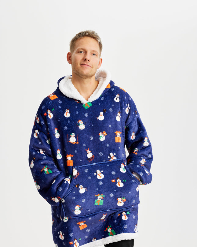 Dreamhoodie Schneemann - Blau