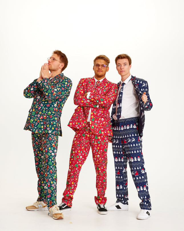 Der fantastische grüne Weihnachtsanzug für Herren