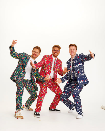 Awesome Red Christmas Suit