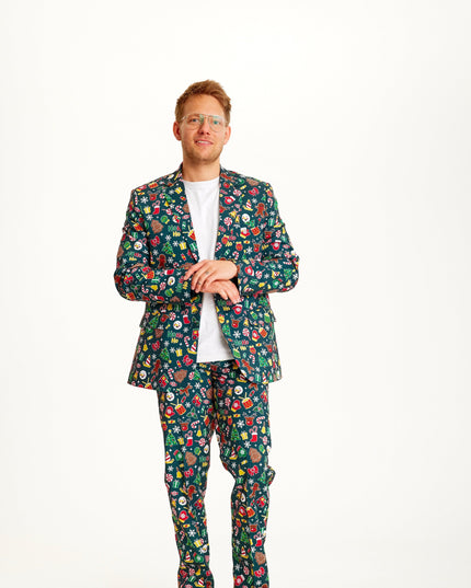 Der fantastische grüne Weihnachtsanzug für Herren