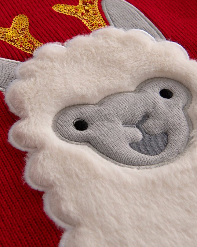 Kinder Lama Weihnachtswasser