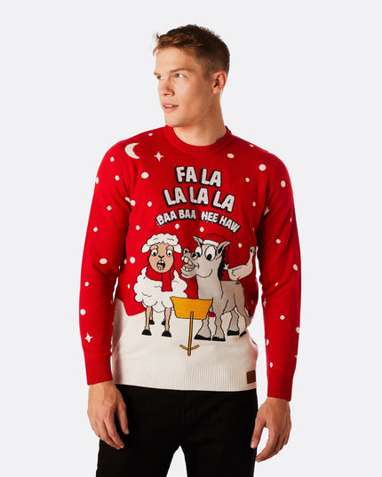 Baa Baa Weihnachtspullover für Herren