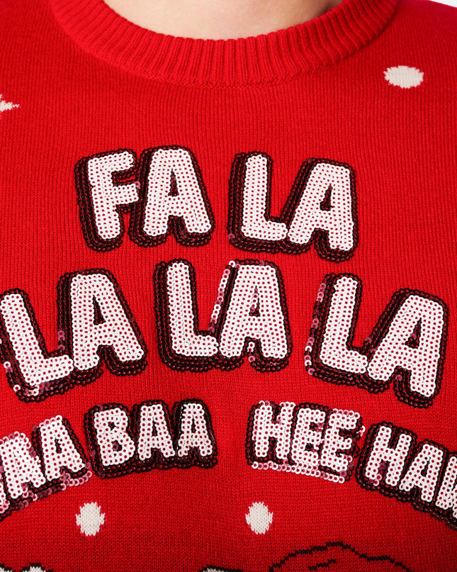 Baa Baa Weihnachtspullover für Herren