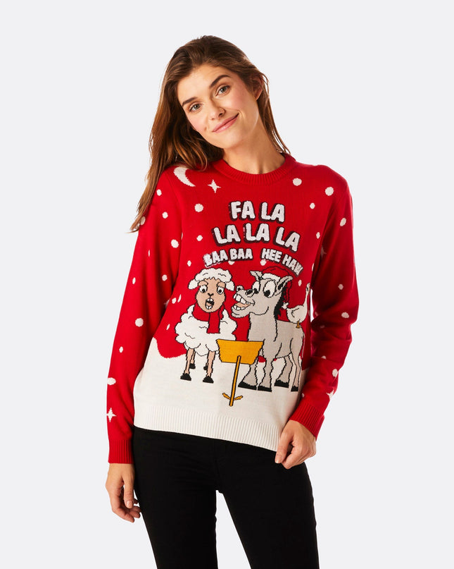 Women's Baa Baa Christmas Sweater