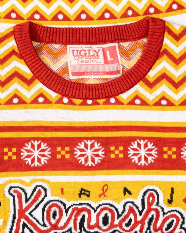Kenosha Kickers Bandlogo Hässlicher Weihnachtspullover