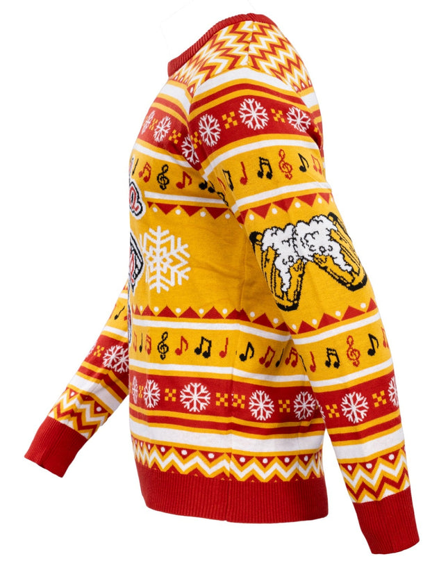 Kenosha Kickers Bandlogo Hässlicher Weihnachtspullover