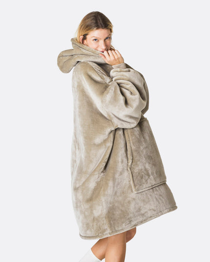 HappyHoodie Khaki für Erwachsene – Vielseitige Loungewear