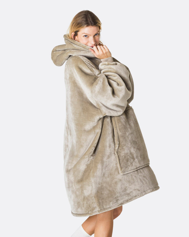 HappyHoodie Khaki für Erwachsene – Vielseitige Loungewear