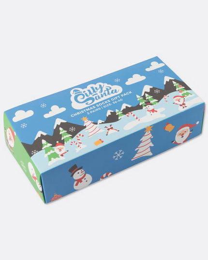 Weihnachtssocken-Geschenkbox für Kinder (3er-Pack)