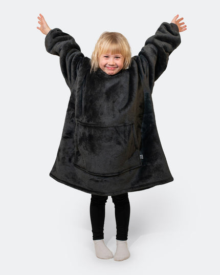 Grauer HappyHoodie für Kinder