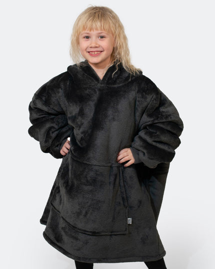 Grauer HappyHoodie für Kinder