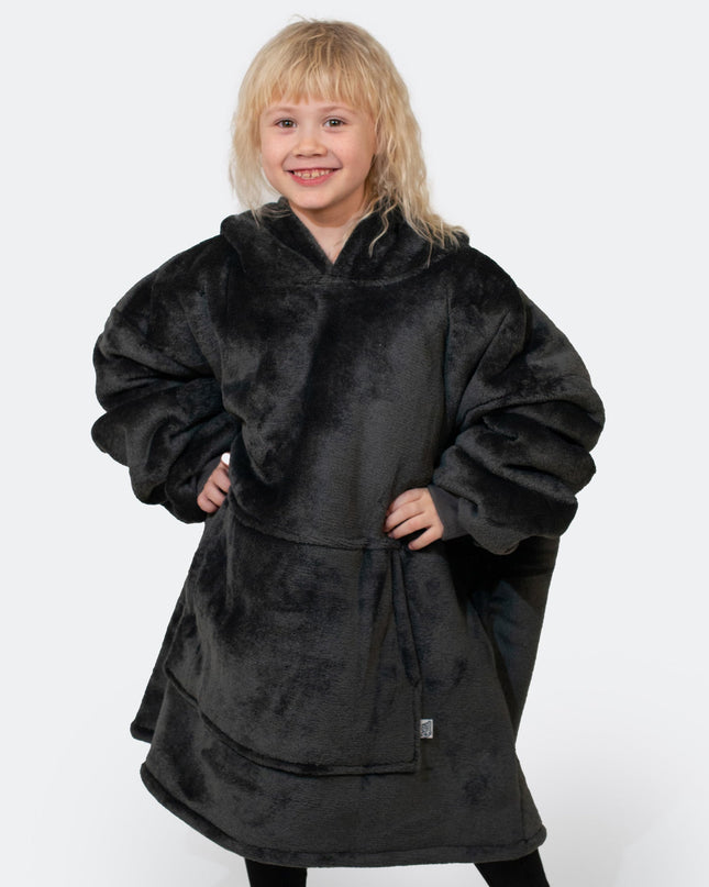 Kids' Grey Happy Hoodie