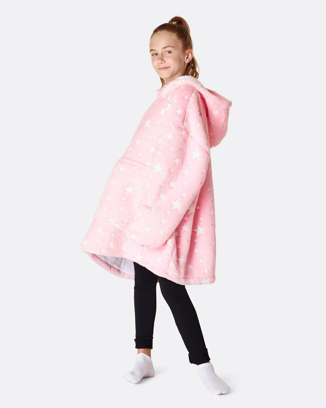 Pink Stars HappyHoodie für Kinder