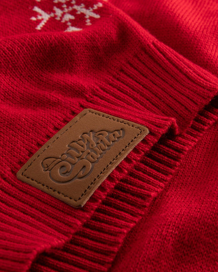 Weihnachtspullover mit Rentierbaum-Motiv für Kinder