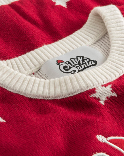 Weihnachtspullover „Santa's Little Helper“ für Kinder