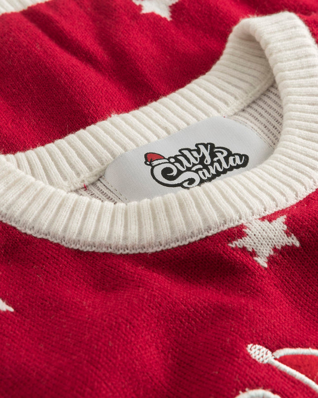 Weihnachtspullover „Santa's Little Helper“ für Kinder