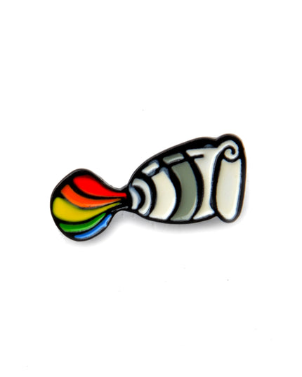 Pin - Regenbogen-Zahnpasta
