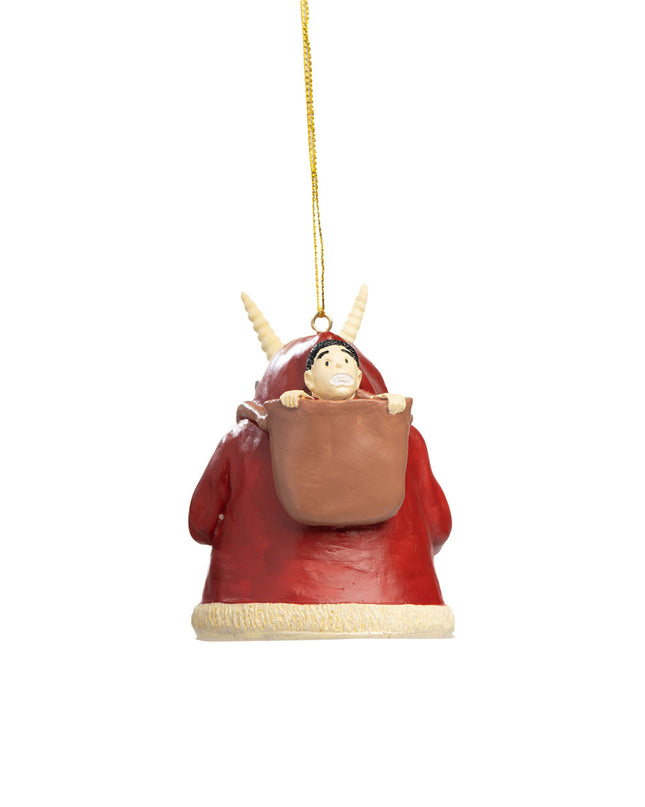 Krampus-Weihnachtsmann-Baumschmuck