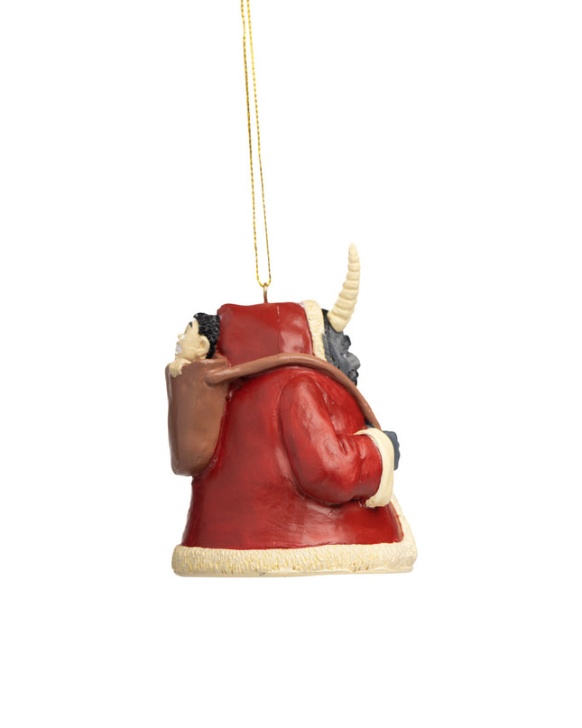 Krampus-Weihnachtsmann-Baumschmuck