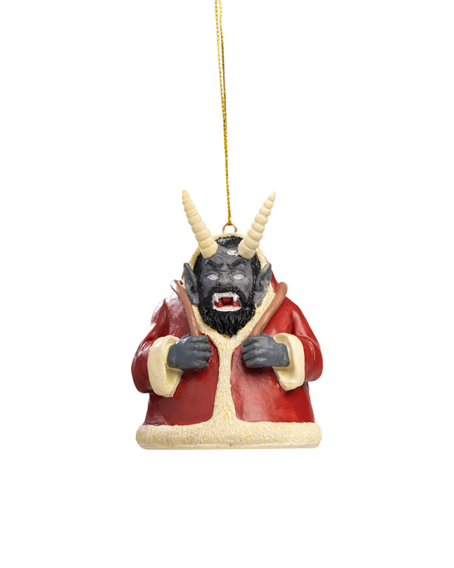 Krampus-Weihnachtsmann-Baumschmuck