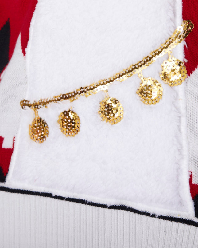 Lama-Weihnachtspullover für Herren