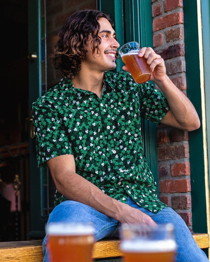 Men's Clover Confetti Button Down Shirt