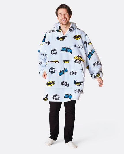 HappyHoodie Hellblaue Batman Edition für Erwachsene
